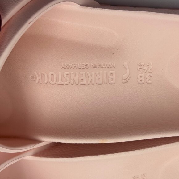 Birkenstock Arizona EVA Slides Women's 7/38 Coral Two Strap Waterproof Sandals - Picture 7 of 7